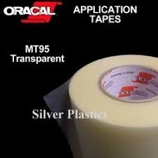 ORATAPE® MT95 Transparante Applicatietape (Medium Tack) — 61 cm x 50 m (60cm Snijplotter Werkplaats-Pack)