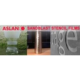 Zandstraal folie Aslan S64 PVC Grijs