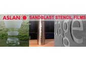 Zandstraal folie Aslan S64 Steen / Metaal - 125 cm