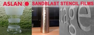 Zandstraal folie Aslan S64 PVC Grijs