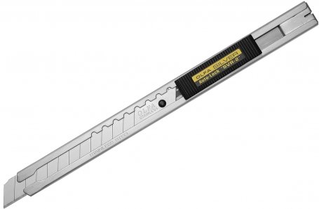 Olfa mes SVR2 RVS mes met automatisch blokkeersysteem van schuif.