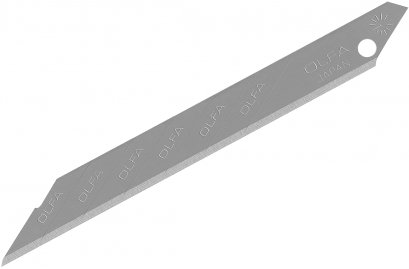 Houder met 10 reservemessen tbv SAC-1 Olfa SAB 30gr afbreekmes