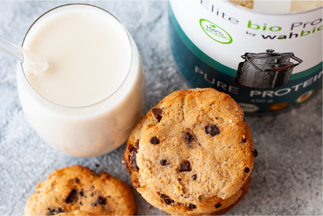 High-Protein bio Chocolate Chip Cookies