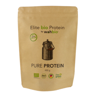 MHD: 31.11.2026 Elite Organic Protein by WahBio 450 g -czyste Bio Białko