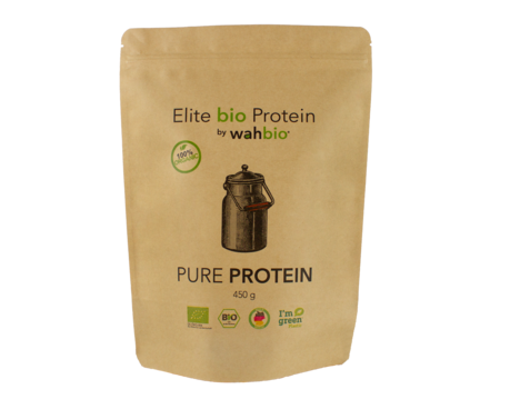 MHD: 31.11.2026 Elite bio Protein by wahbio | Pure Protein | 450 Gr
