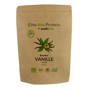 Elite bio Protein by wahbio | Vanille Protein | 450 Gr