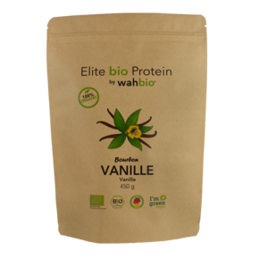 Elite Pure Protein by wahbio 450gr -Wanilia Bourbon