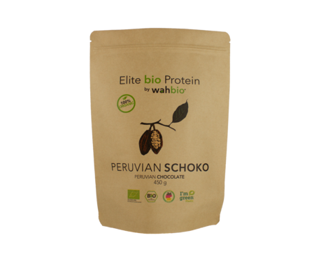 MHD: 31.11.2026 Elite bio Protein przez wahbio | Peruwiańska Czekolada | 450 gr
