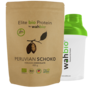 Elite bio Protein by wahbio | Peruvian Schoko | 450 Gr.  mit Travel Shaker 300ml