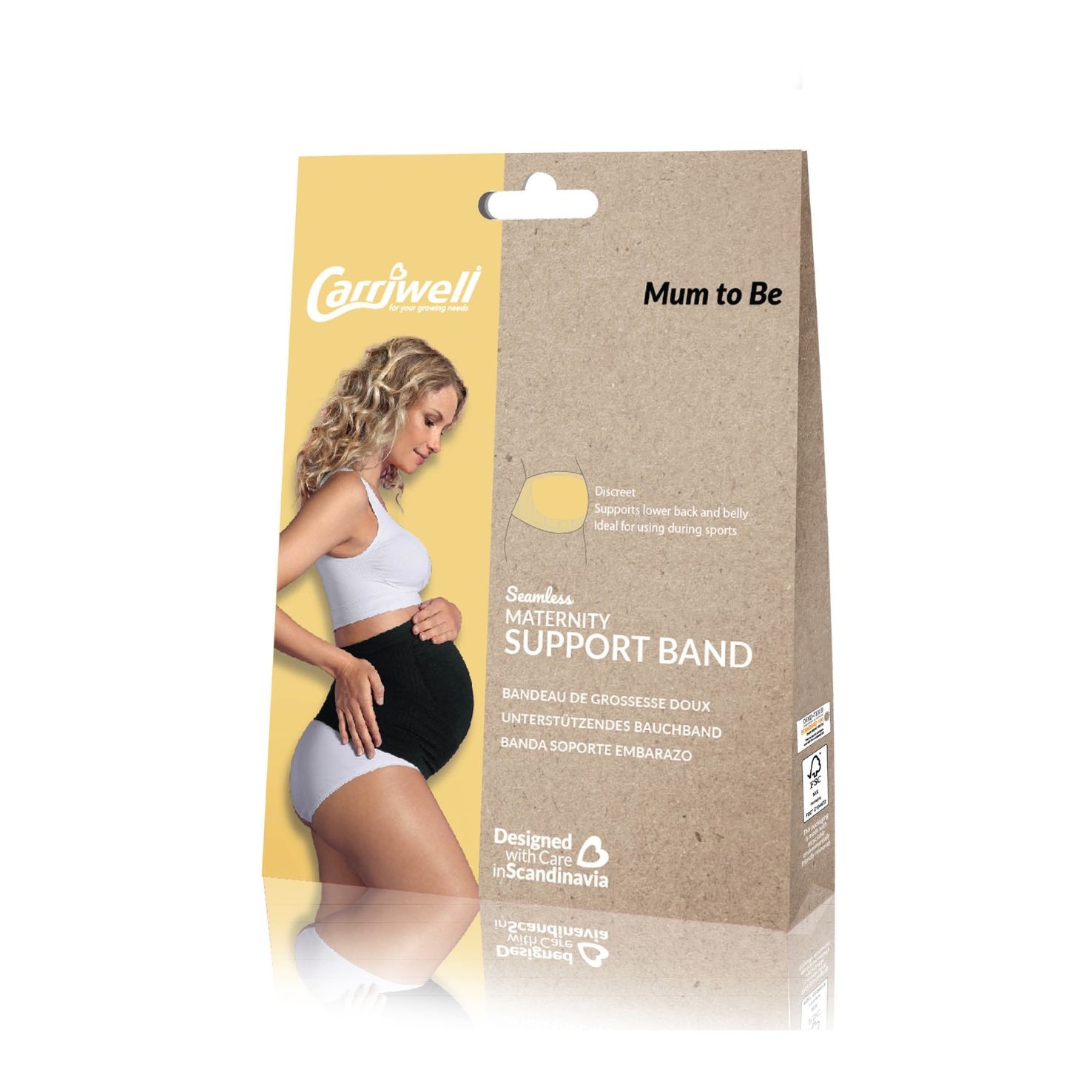 Carriwell Carriwell Naadloze Buikband Support - Wit