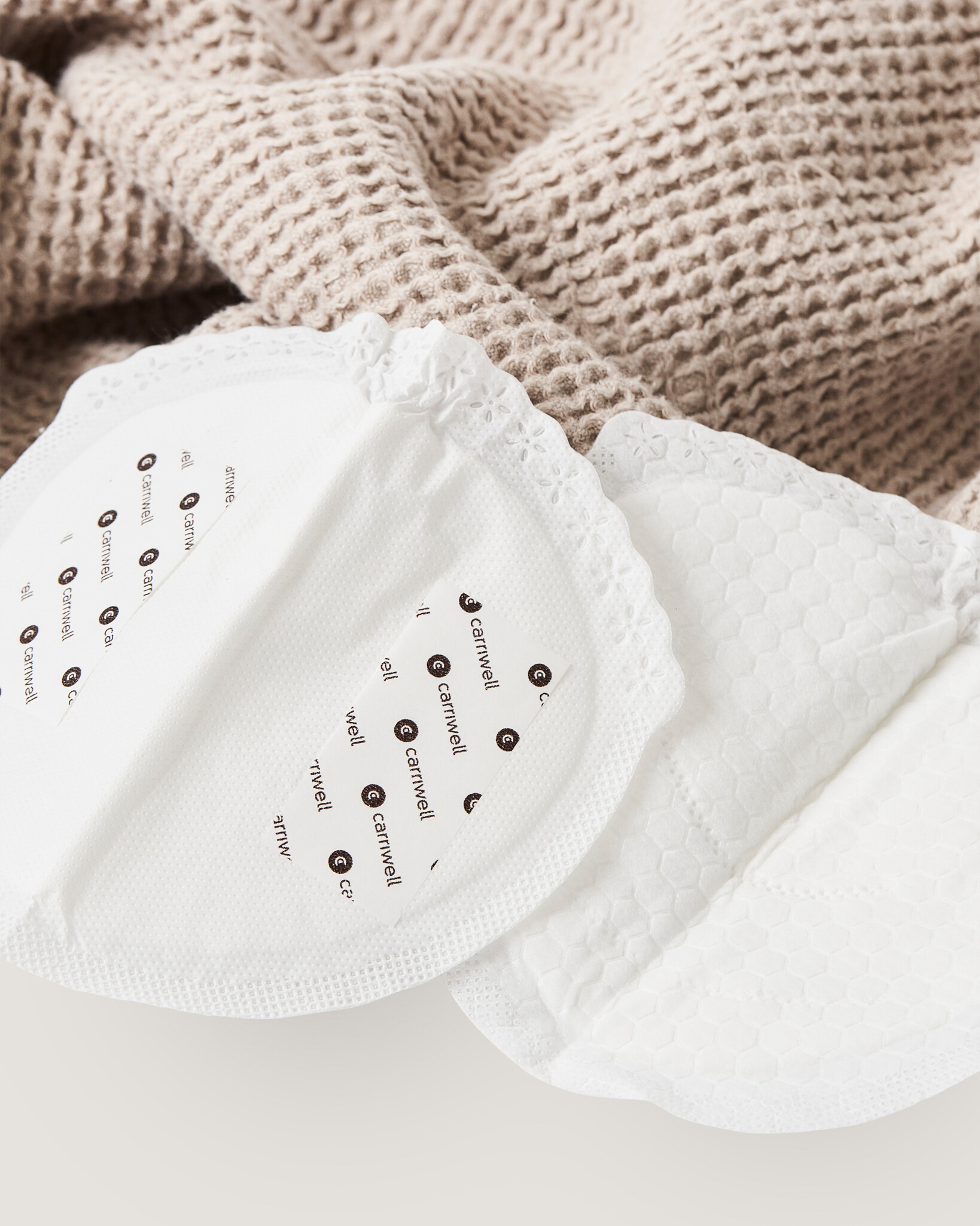 Carriwell Carriwell Zoogcompressen Bamboe Disposable - 50 st