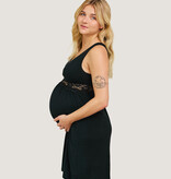 Carriwell Nachthemd voor Zwangerschap en Borstvoeding - Zwart