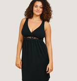 Carriwell Nachthemd voor Zwangerschap en Borstvoeding - Zwart