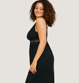 Carriwell Nachthemd voor Zwangerschap en Borstvoeding - Zwart