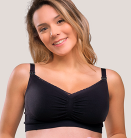 Carriwell Meegroei- & Voedingsbh Biokatoen - Zwart