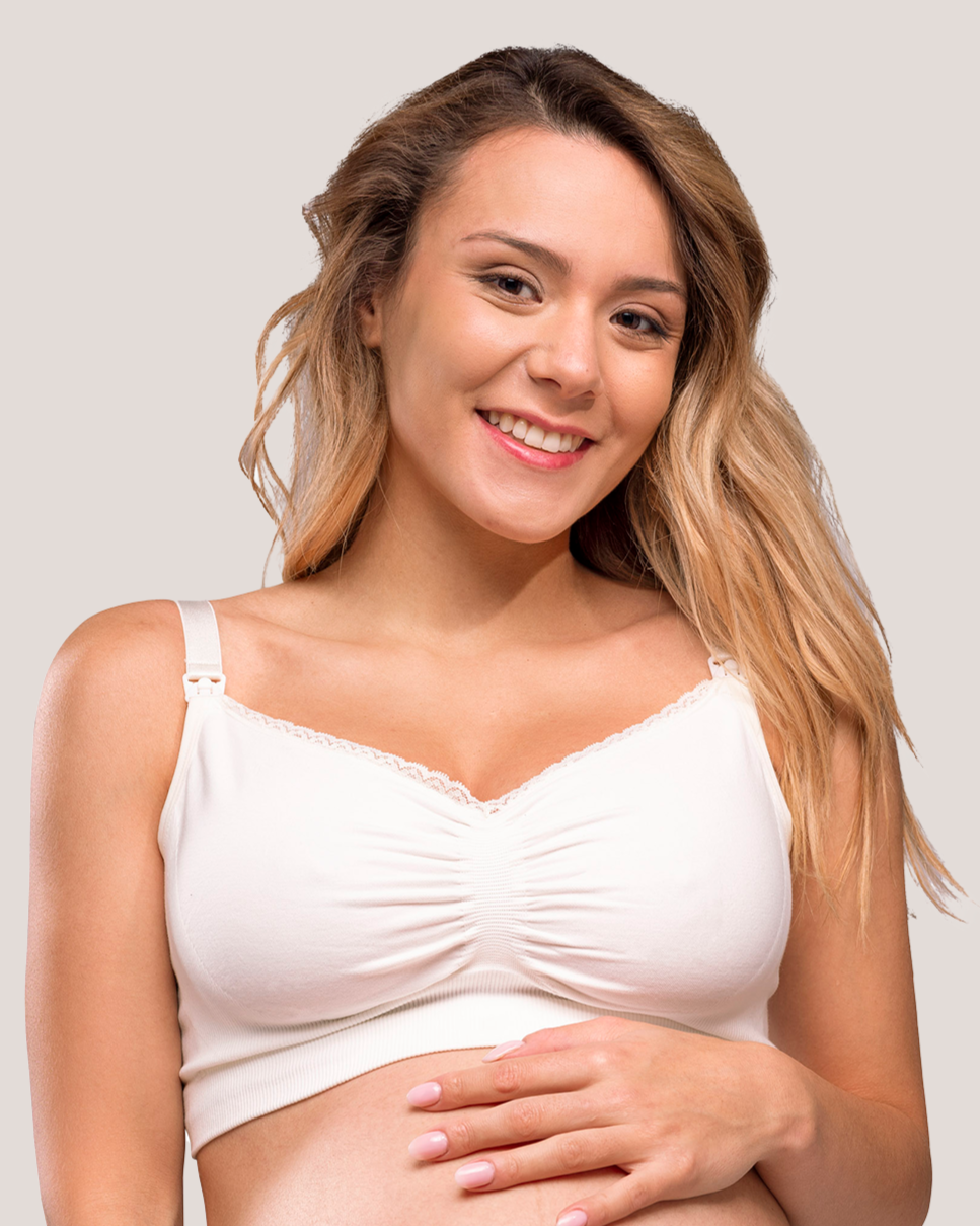 Carriwell Carriwell Meegroei- & Voedingsbh Biokatoen - Ecru