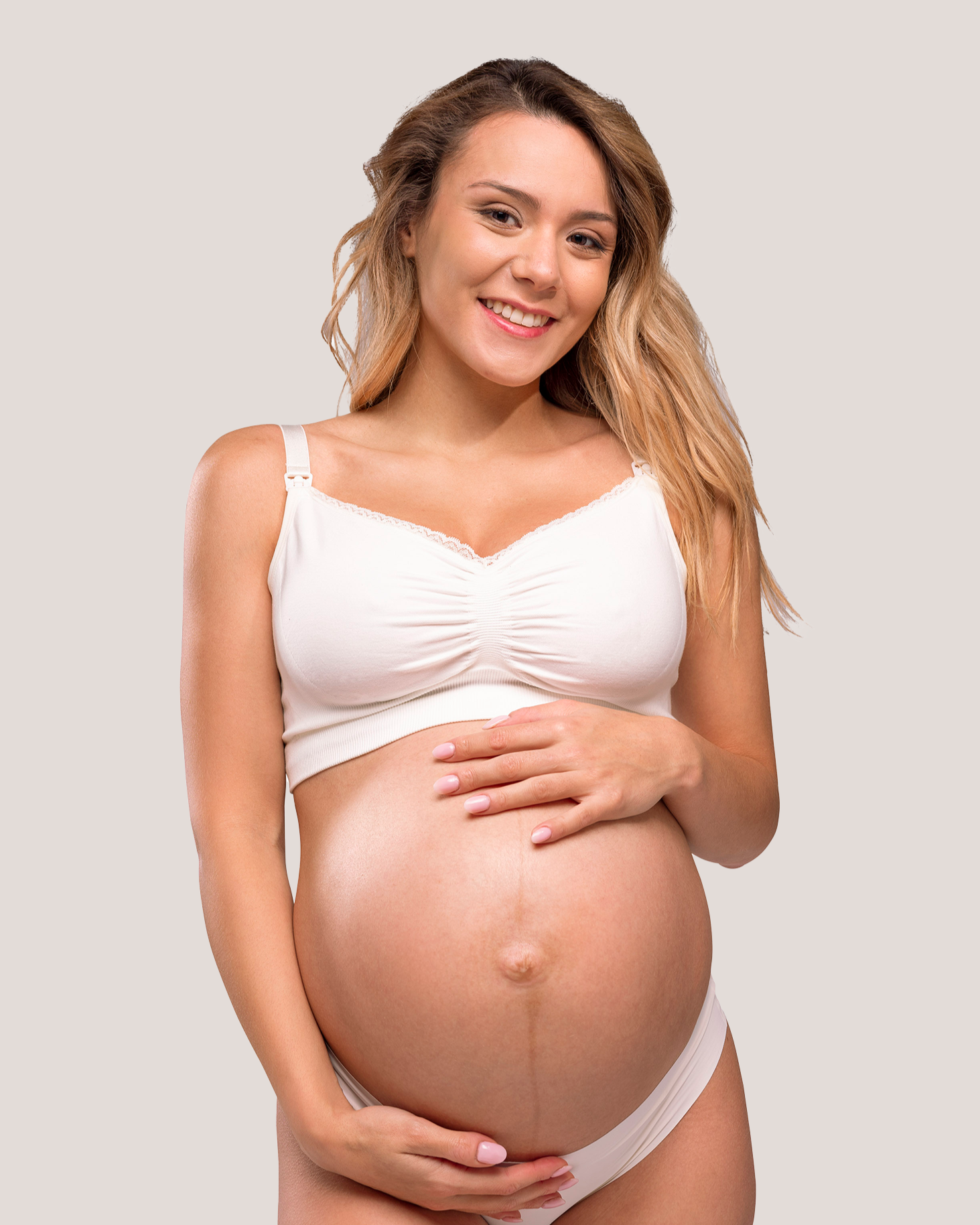 Carriwell Carriwell Meegroei- & Voedingsbh Biokatoen - Ecru