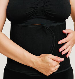 Carriwell Sluitband Belly Binder - Biokatoen - Zwart