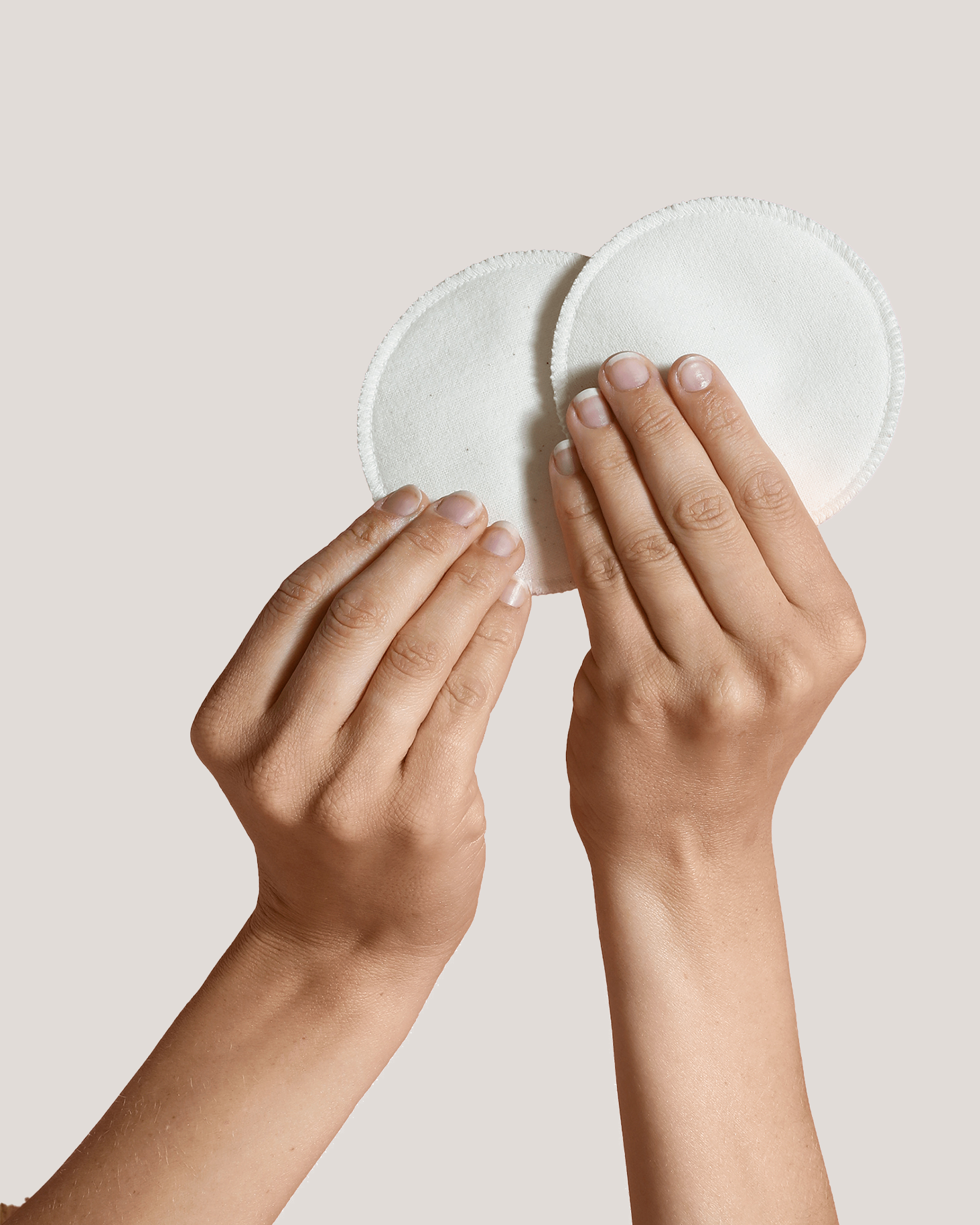 Carriwell Carriwell Wasbare Zoogcompressen Wit katoen (6 st)