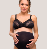 Carriwell Carriwell Voedingsbh Kant "Soft-as-Silk"- Zwart