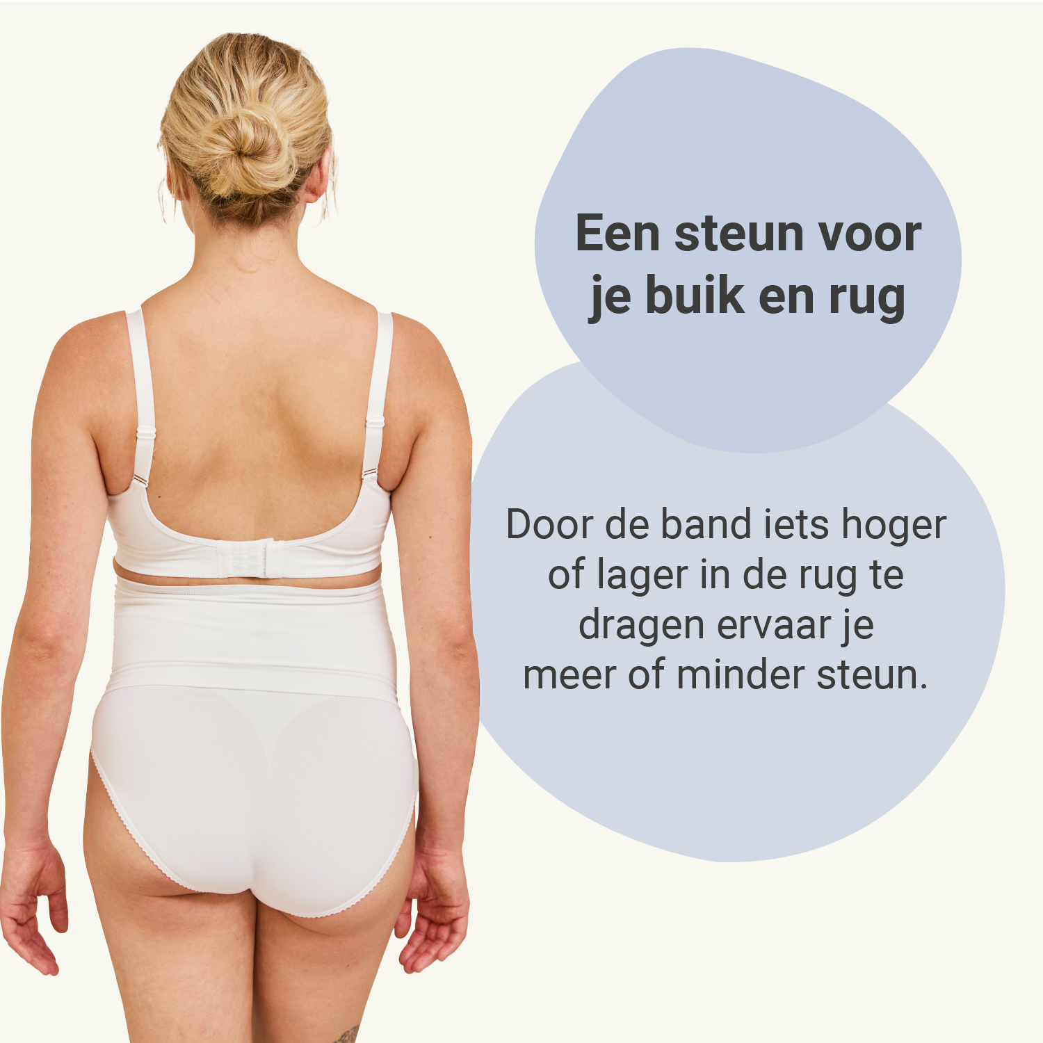 Carriwell Carriwell Naadloze Buikband Support - Wit