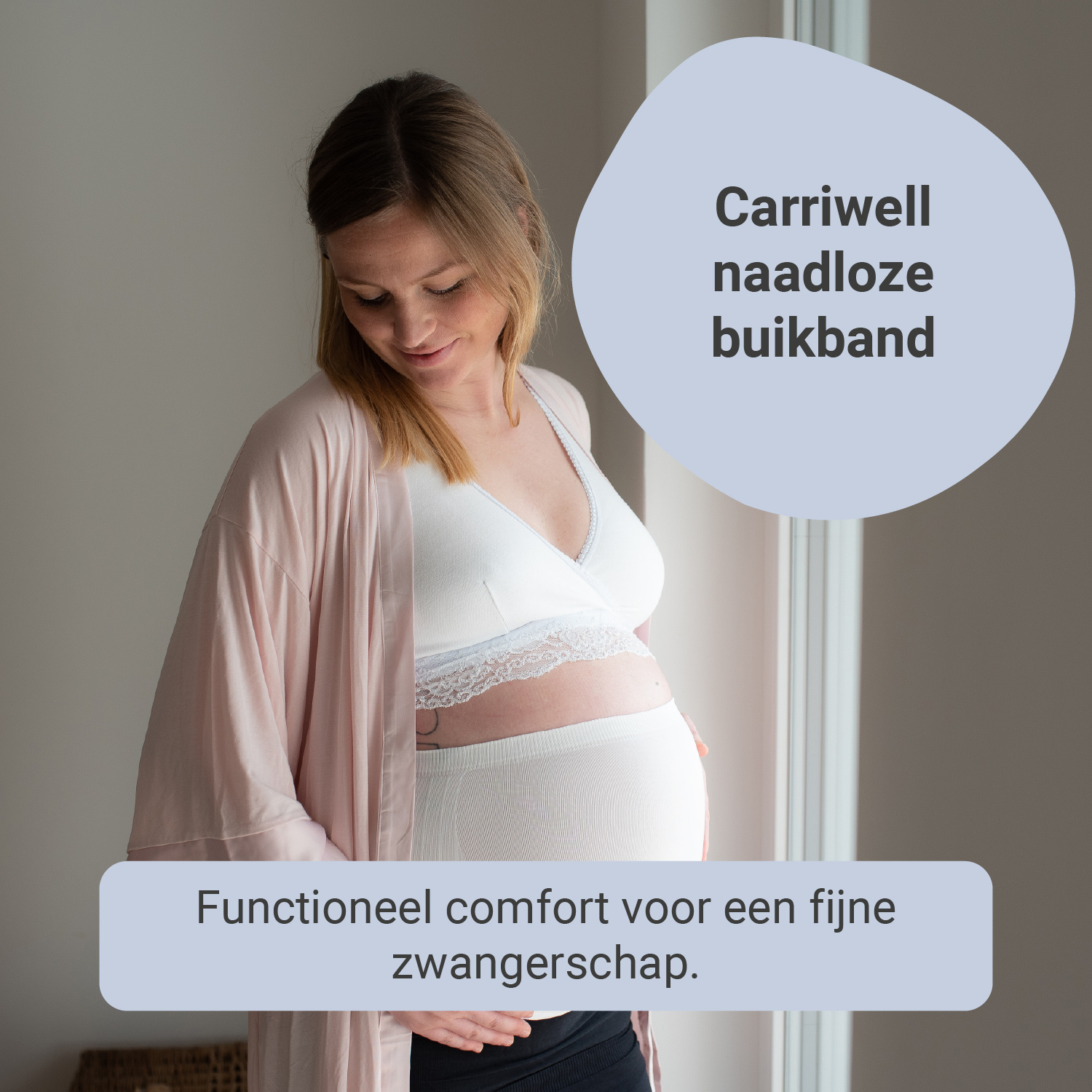 Carriwell Carriwell Naadloze Buikband Support - Wit