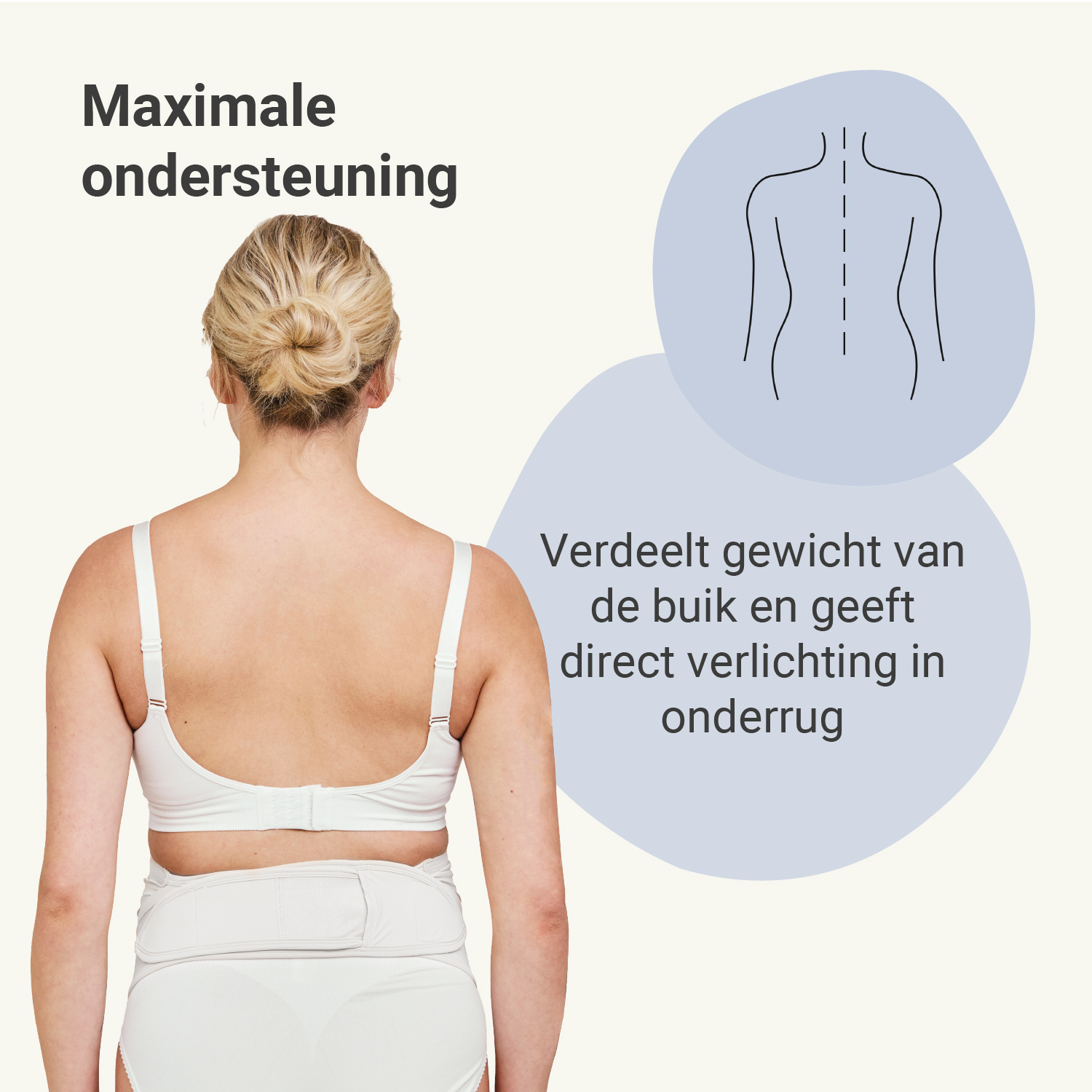 Carriwell Carriwell Verstelbare Overbelly Buikband - Wit