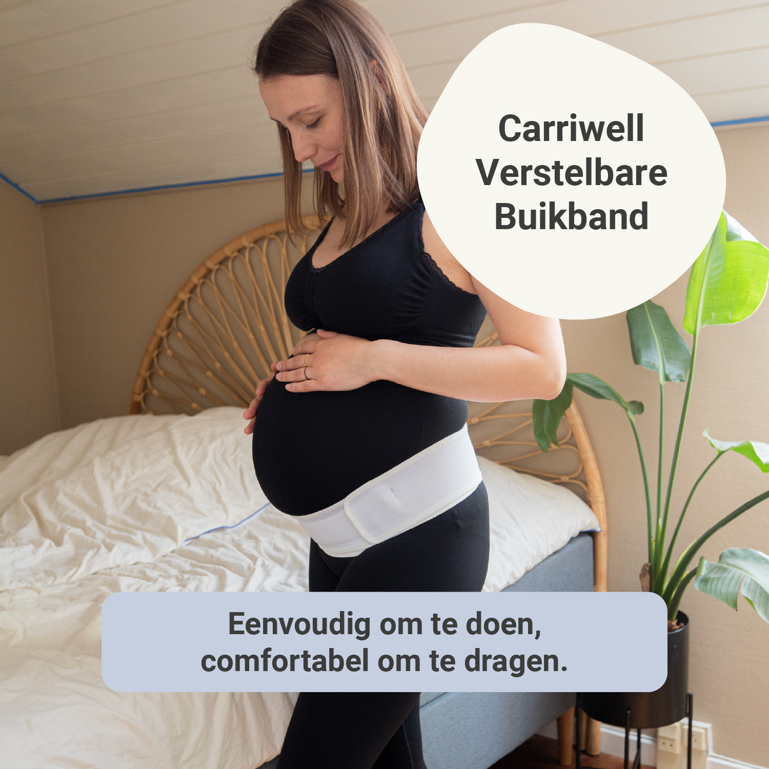 Carriwell Carriwell Verstelbare Buikband - Zwart
