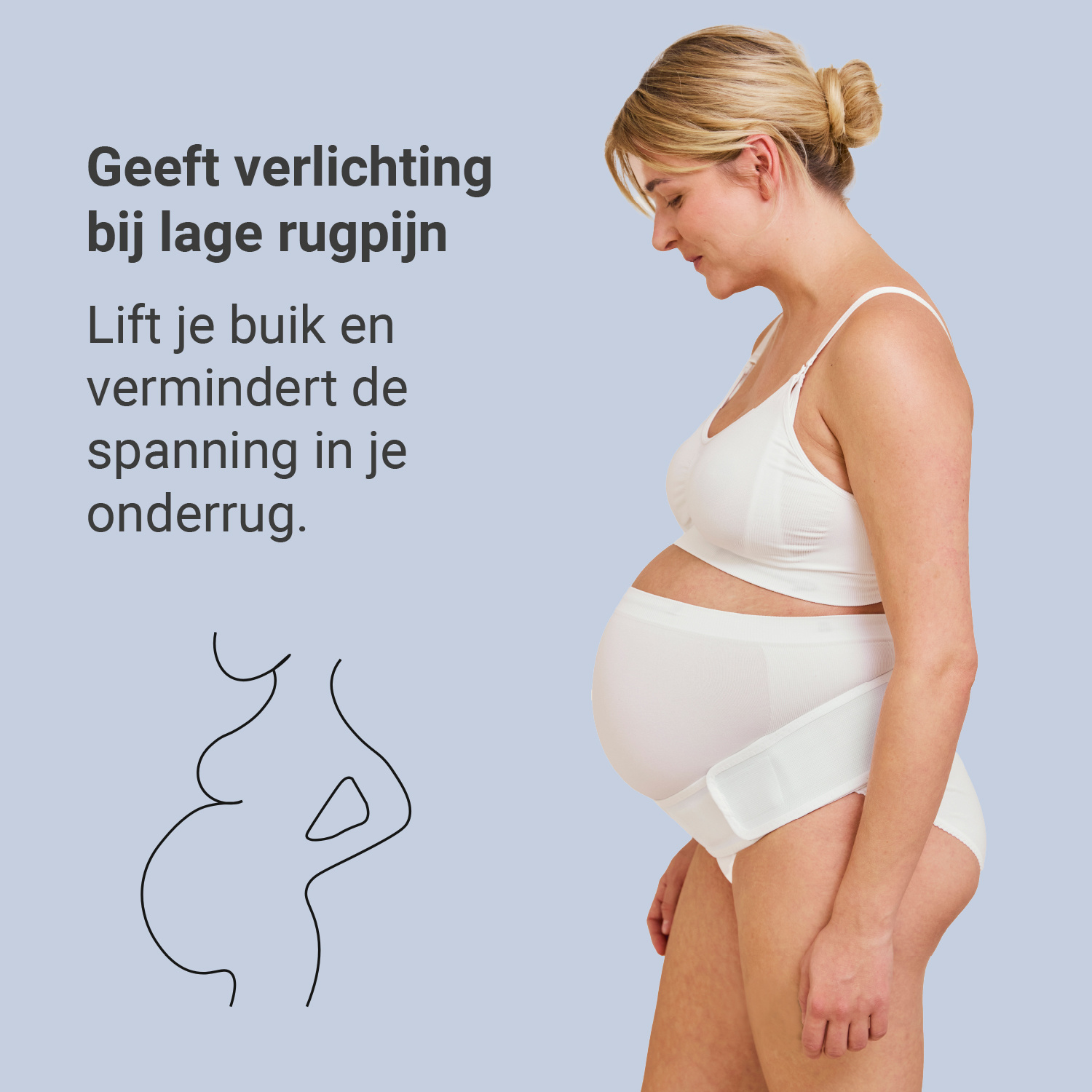 Carriwell Carriwell Verstelbare Buikband - Wit