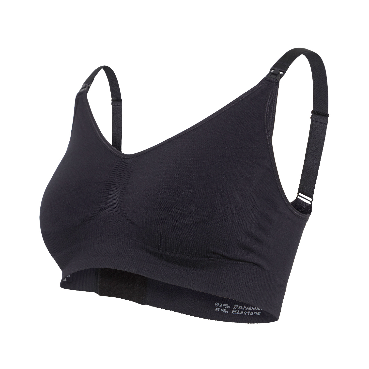 Carriwell Carriwell Meegroei- & Voedingsbh Original - Zwart