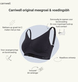 Carriwell Carriwell Meegroei- & Voedingsbh Original - Zwart