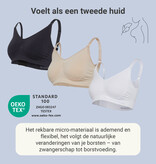 Carriwell Carriwell Meegroei- & Voedingsbh Original - Zwart