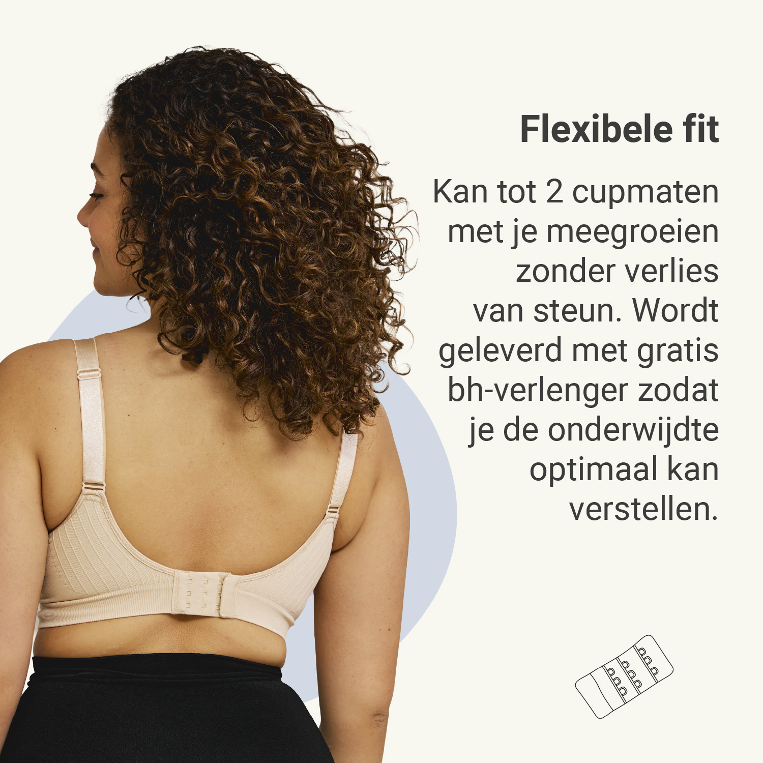 Carriwell Carriwell Meegroei - & Voedingsbh -Gelbeugel - Honey