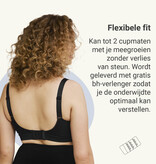 Carriwell Carriwell Meegroei - & Voedingsbh Gelbeugel - Zwart