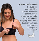 Carriwell Carriwell Meegroei- & Voedingsbh Padded - Zwart