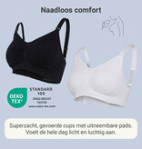 Carriwell Carriwell Meegroei- & Voedingsbh Padded - Zwart