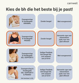 Carriwell Carriwell Meegroei- & Voedingsbh Padded - Zwart