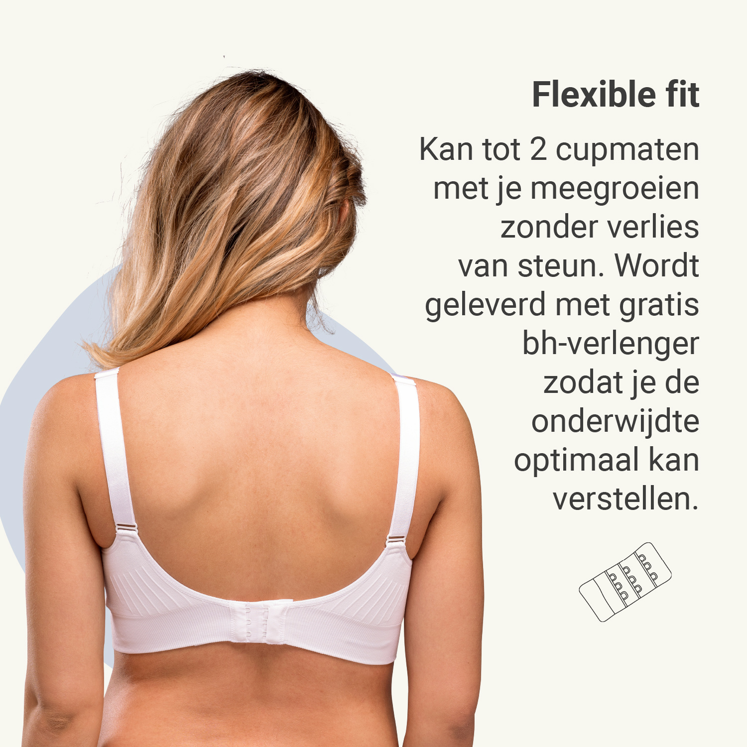 Carriwell Carriwell Meegroei- & Voedingsbh Padded - Wit