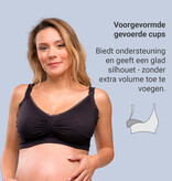 Carriwell Carriwell Meegroei- & Voedingsbh Padded + Gelbeugel - Zwart