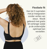 Carriwell Carriwell Meegroei- & Voedingsbh Padded + Gelbeugel - Zwart