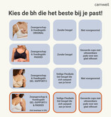 Carriwell Carriwell Meegroei- & Voedingsbh Padded + Gelbeugel - Zwart