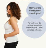 Carriwell Carriwell Voedingshemd figuurcorrectie - Wit