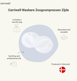 Carriwell Carriwell Wasbare Zoogcompressen Zijde (6 stuks)