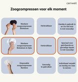 Carriwell Carriwell Wasbare Zoogcompressen Zijde (6 stuks)