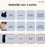 Carriwell Nachthemd voor Zwangerschap en Borstvoeding - Zwart