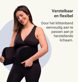 Carriwell Carriwell Sluitband Belly Binder - Zwart