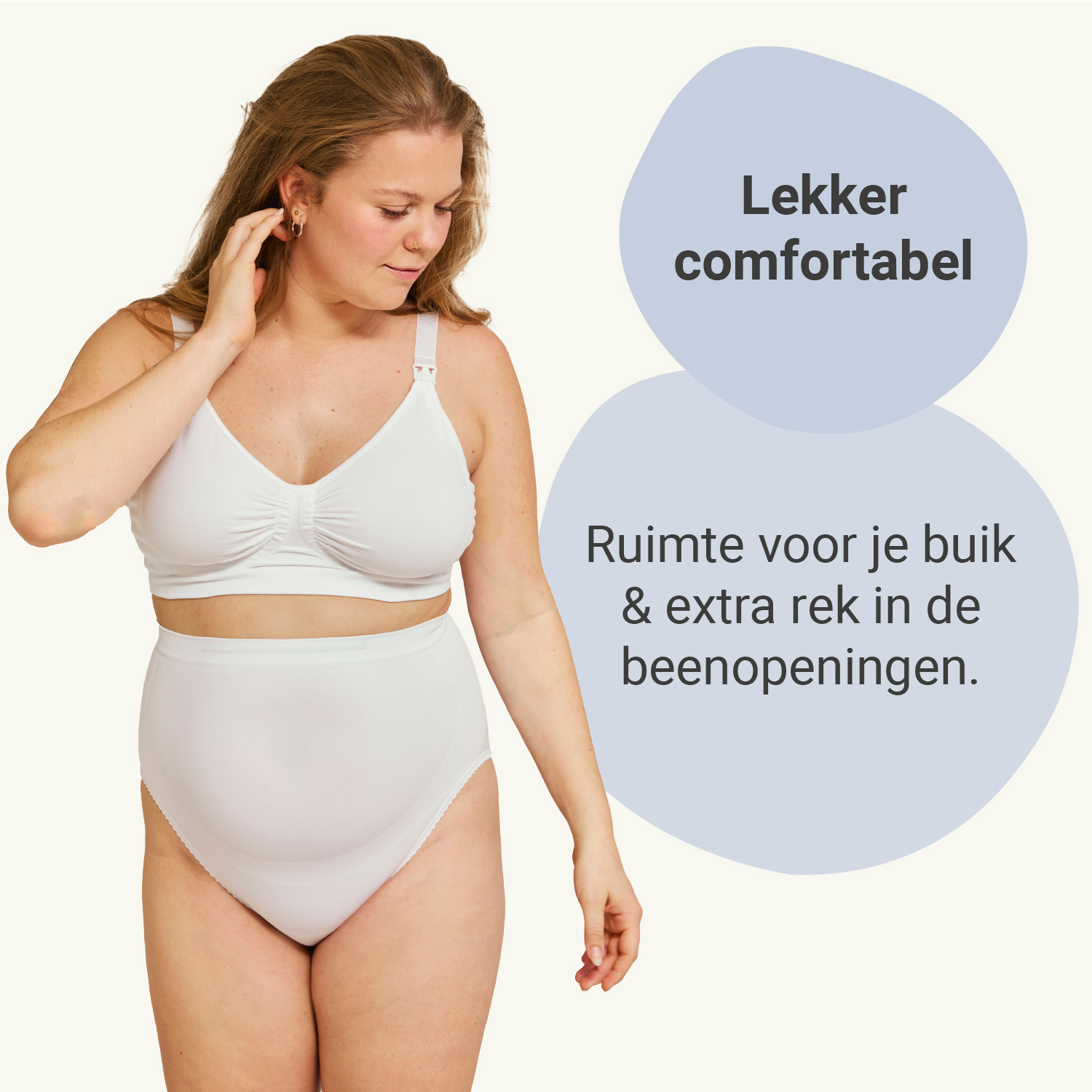 Carriwell Carriwell Zwangerschapsslip met Support Wit