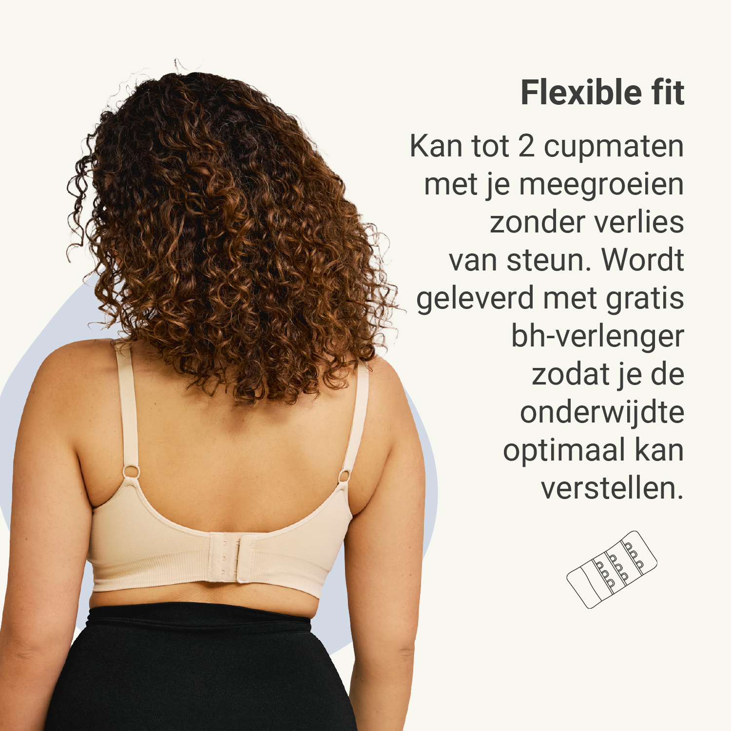 Carriwell Carriwell Meegroei- & Voedingsbh Padded - Beige