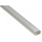 Aluminium Led Strip Profiel compleet voor 8/10/12mm led strips, Lengte:  1 meter