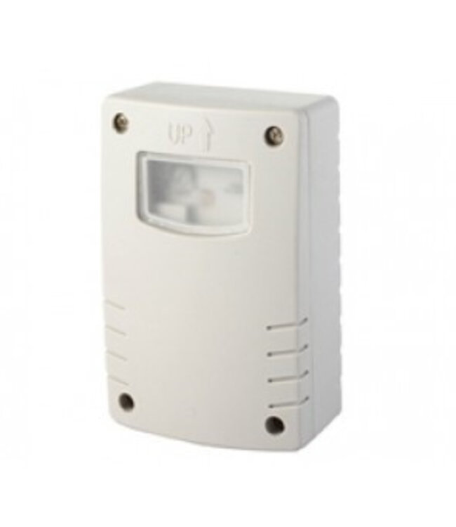 Aufbau Tageslichtsensor IP44, Max. 1200W, mit Timer, 2 Jahre Garantie